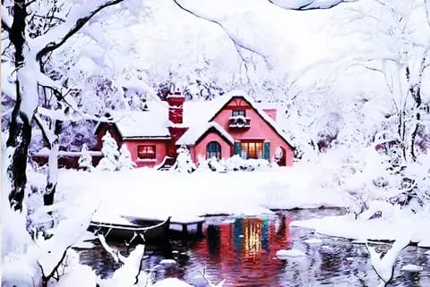 Зимний домик